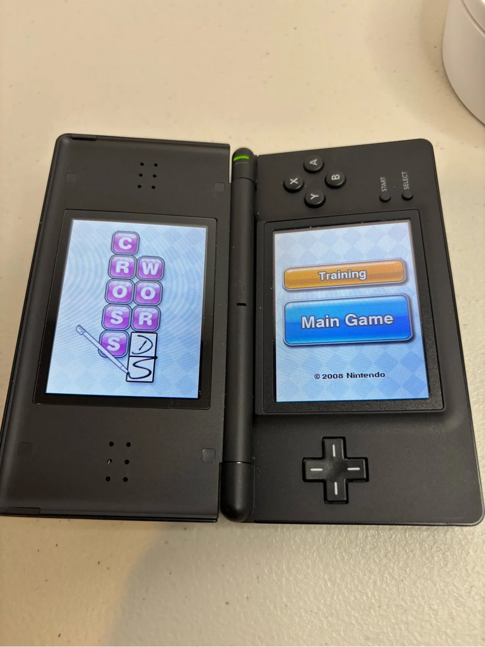 Nintendo DS Lite Bundle - Complete Handheld Console with Charger and Two Games
